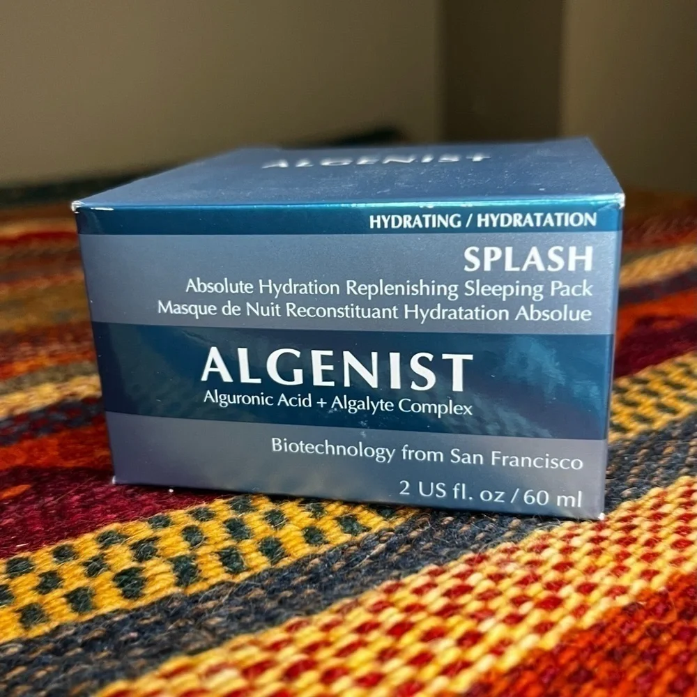 New Algenist SPLASH Absolute Hydration Sleeping Pack 2 Fl Oz 60 mL